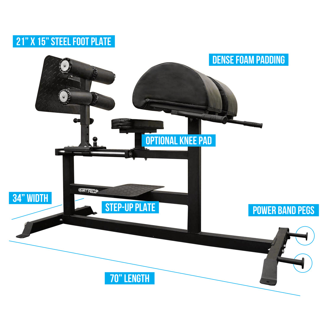 Linear Bearing GHD: Glute Ham Developer