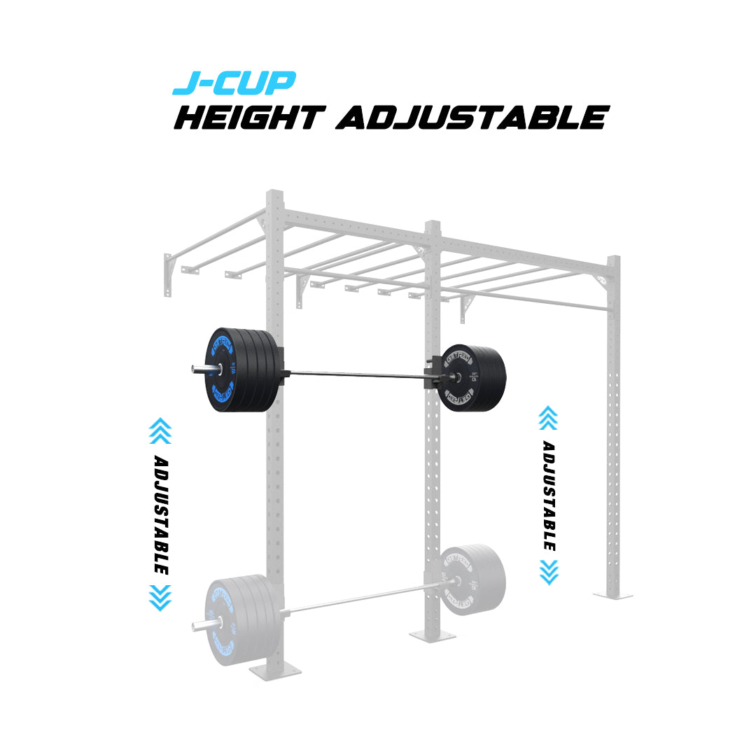 10' Wall-Mount Builder® Pull Up Rig J-Cup adjustability