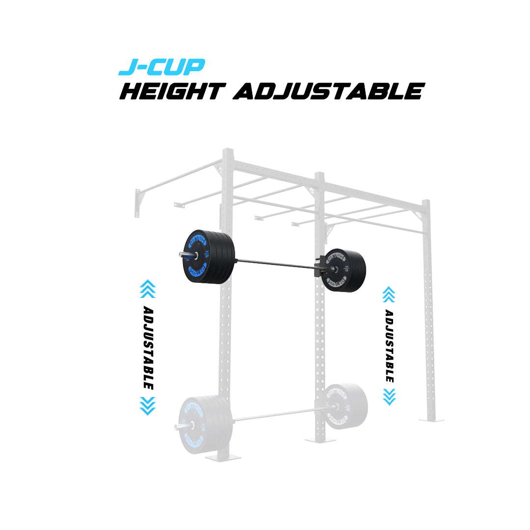 10' Wall-Mount Builder® Pull Up Rig J-Cup adjustability