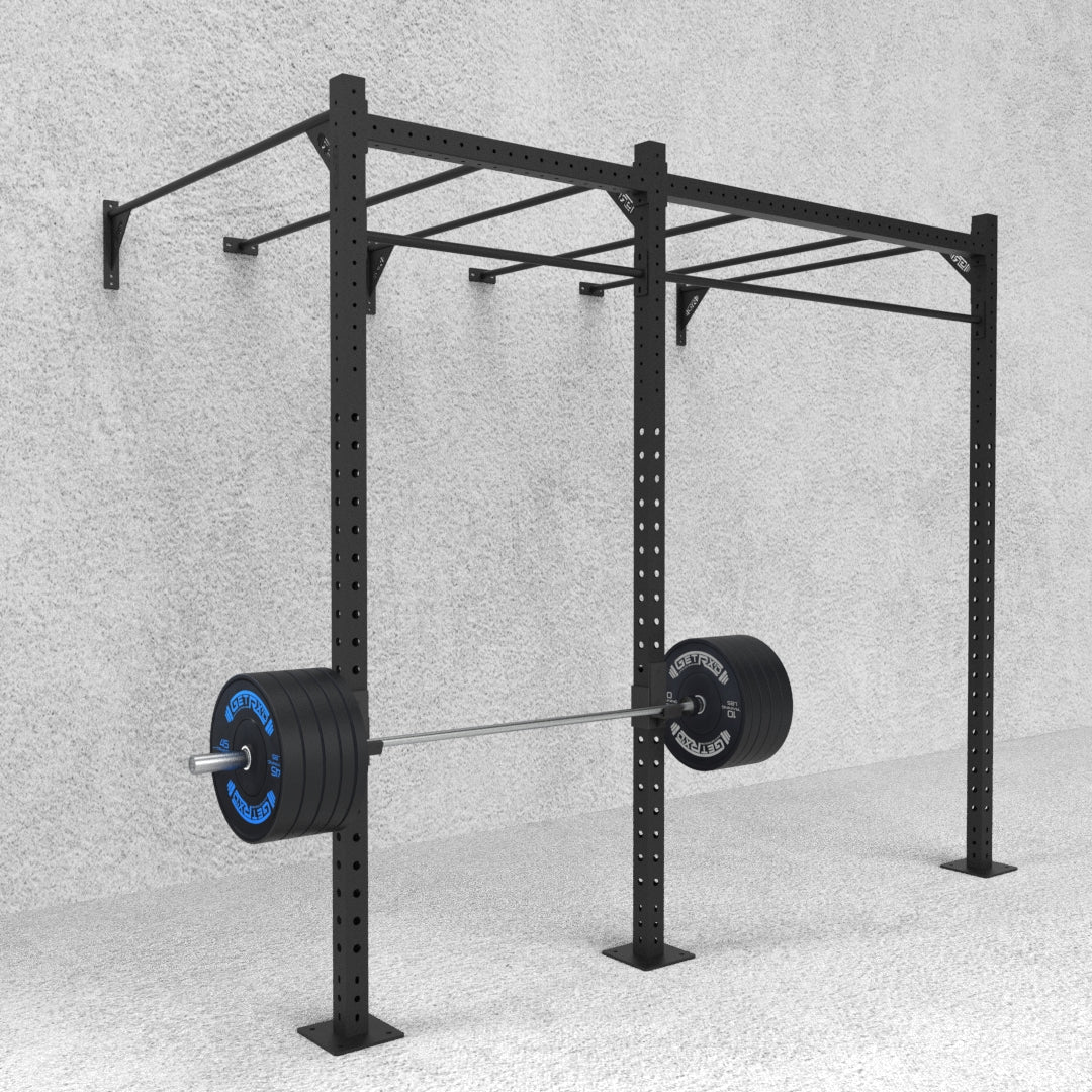 10' Wall-Mount Builder® Pull Up Rig: Intermediate 1 w/ 2' Monkey Bar Spacing