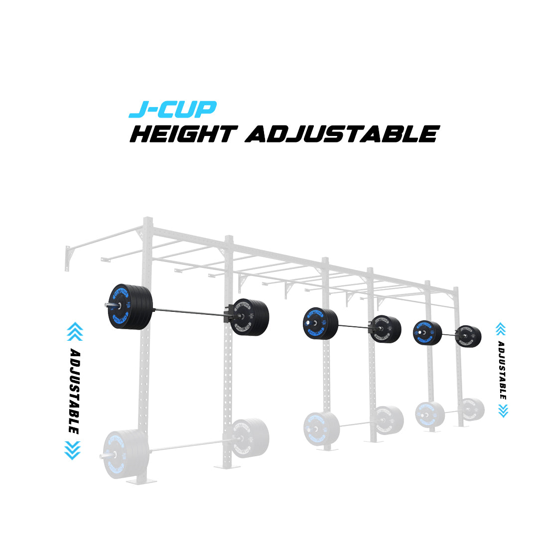 24' Wall-Mount Builder® Pull Up Rig J-Cup adjustability
