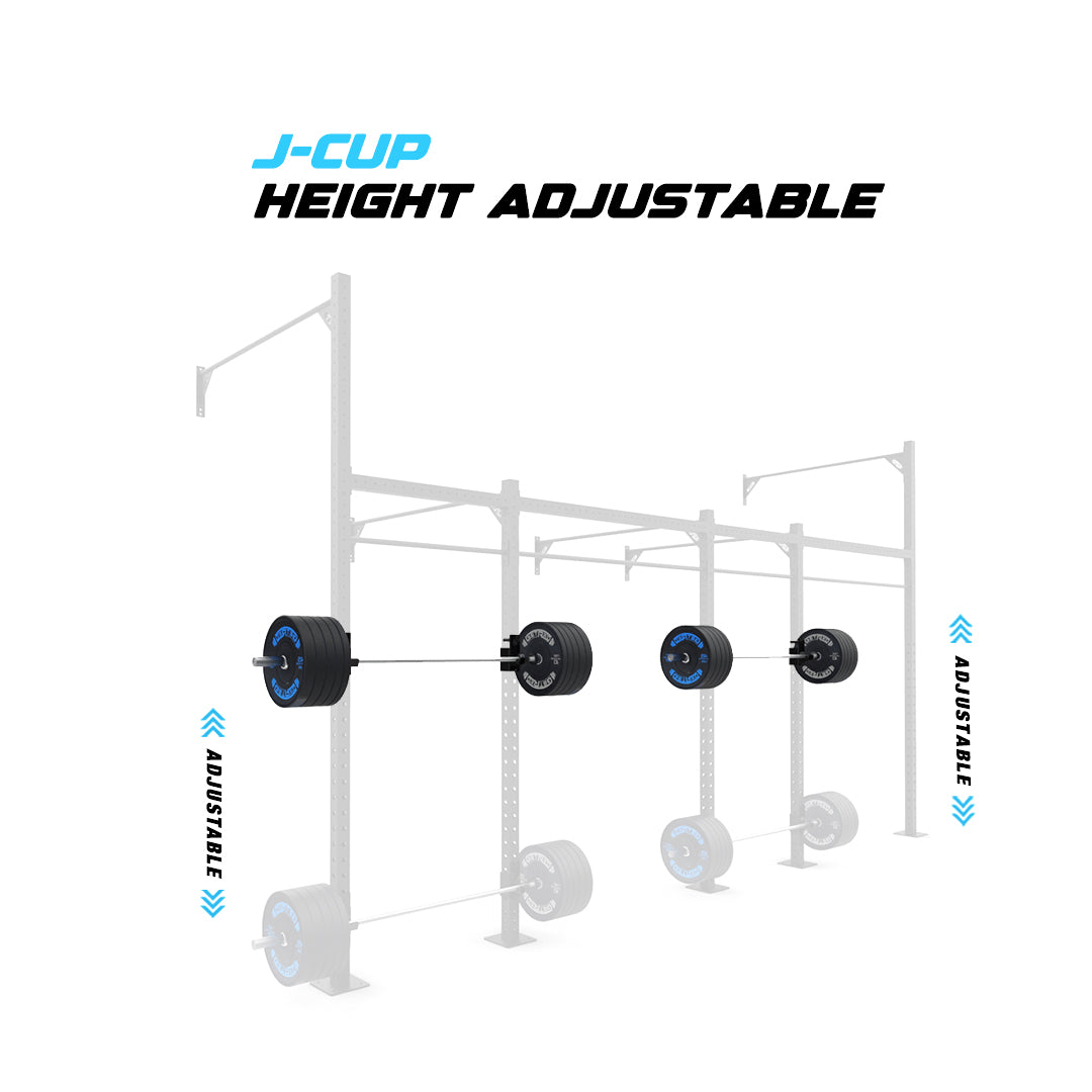20' Wall-Mount Builder® Pull Up Rig J-Cup adjustability