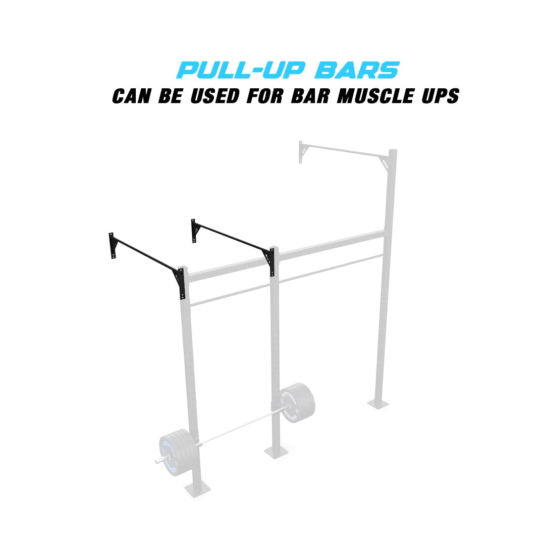 10' Wall-Mount Builder® Pull Up Rig Pull up Bar functions