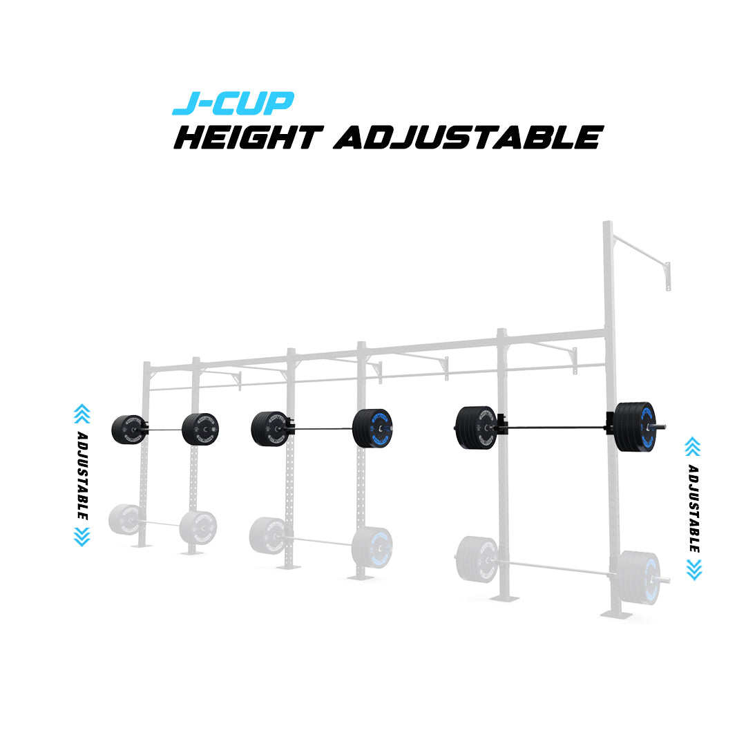 24' Wall-Mount Builder® Pull Up Rig J-Cup adjustability