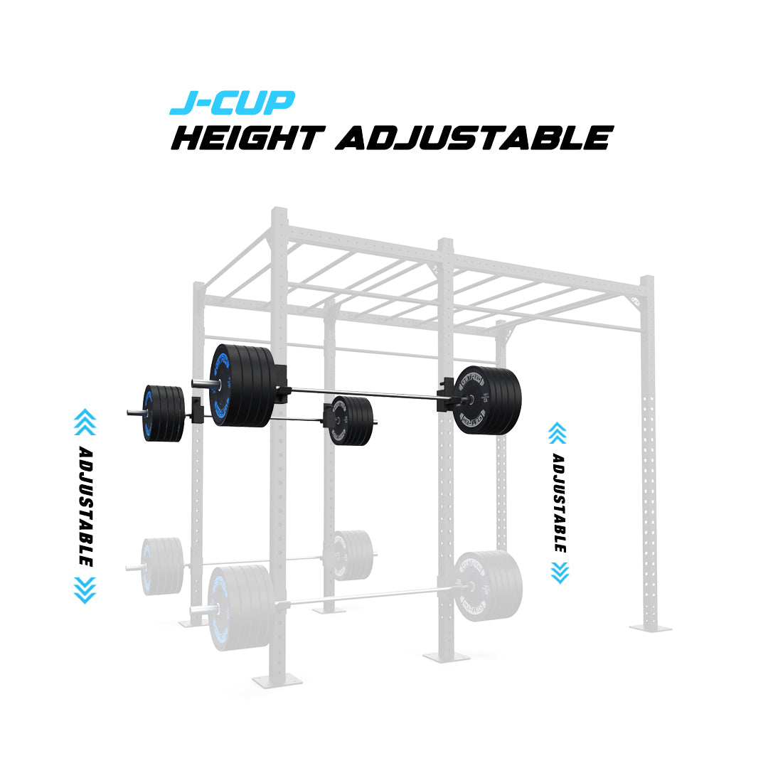 10' Freestanding Builder® Pull Up Rig J-Cup adjustability