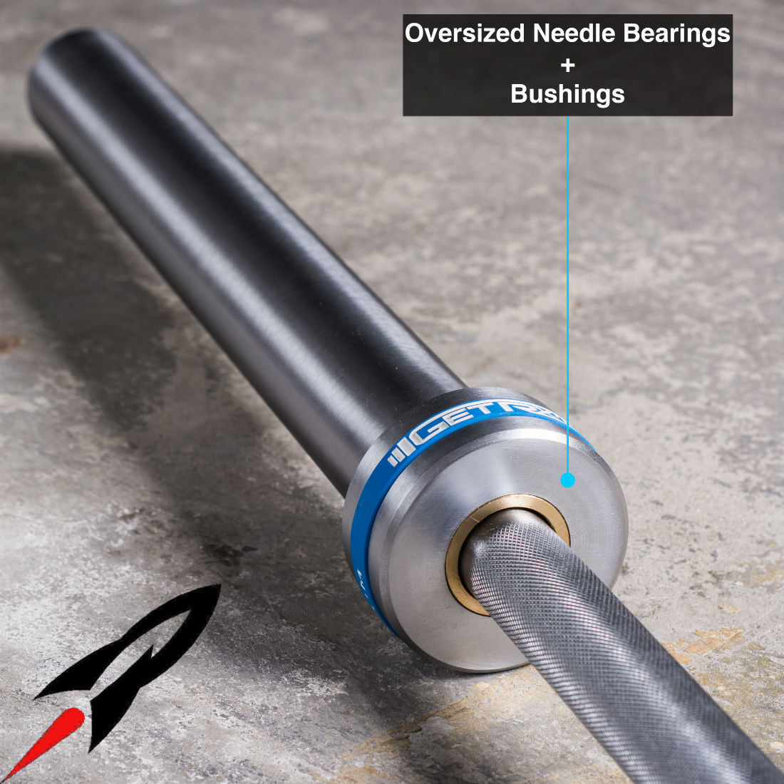 Buttery Spin: 2 Needle Bearings + 2 Oversized, Oil-Impregnated Bushings
