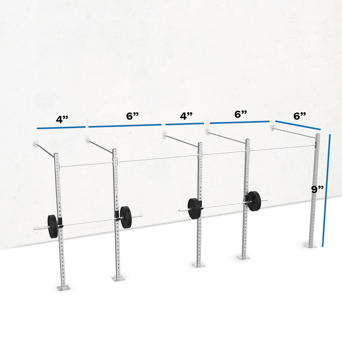 Convert to 20' Length x 6' Depth Wall-Mount Option