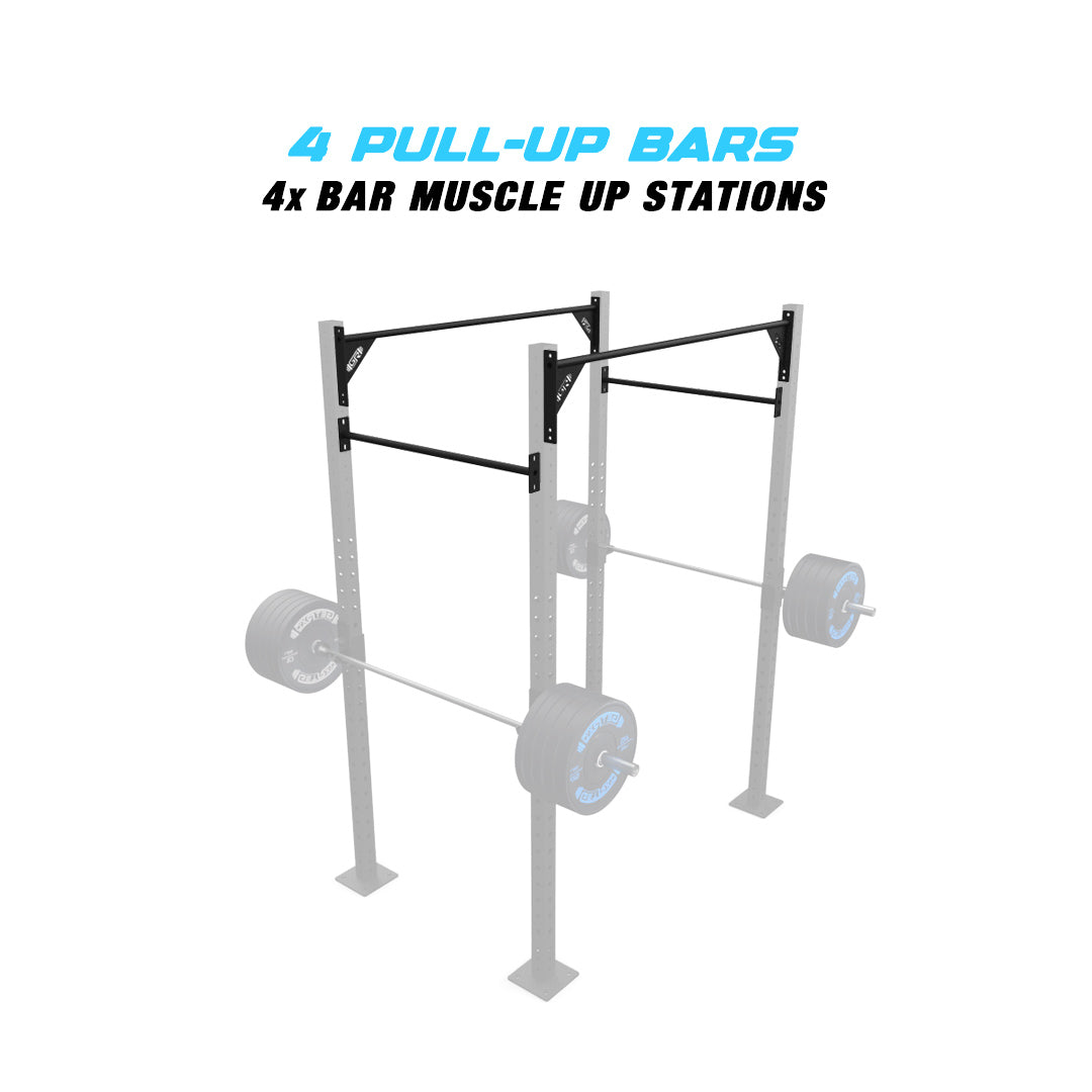 4' Freestanding Builder® Pull Up Rig 4 pull up bars