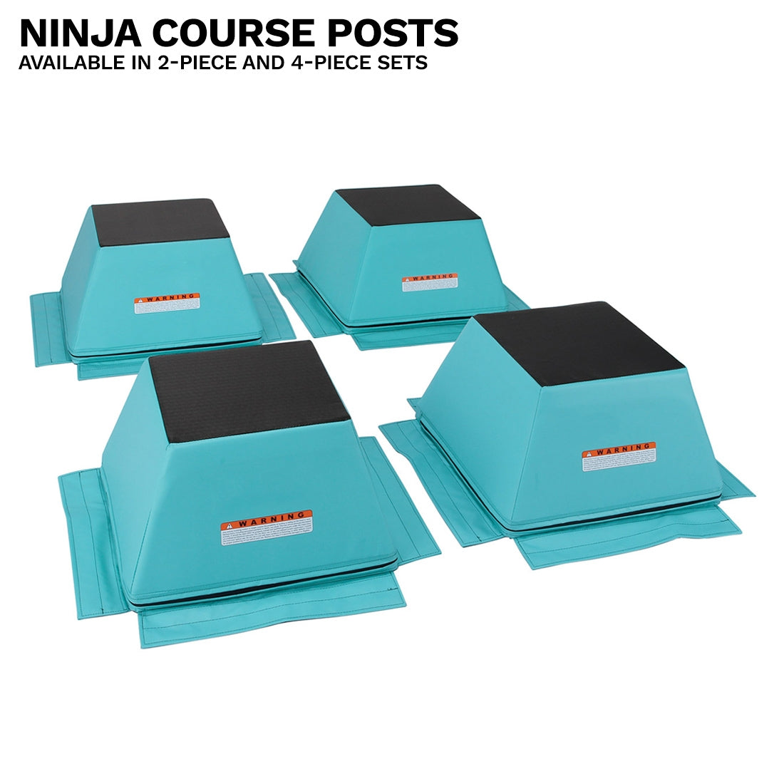NBRT-NP-202 / NBRT-NP-204: Ninja Course Posts Set of 2 and Set of 4