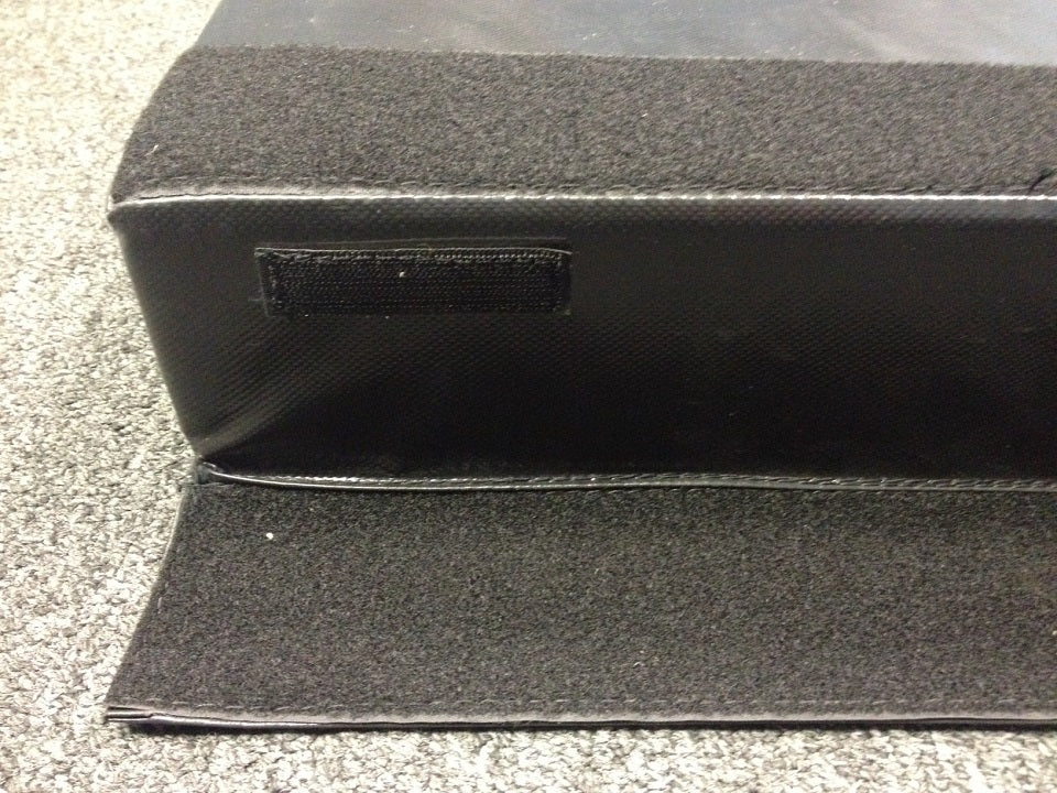 Velcro on sides allows you to make any length, shape, or size