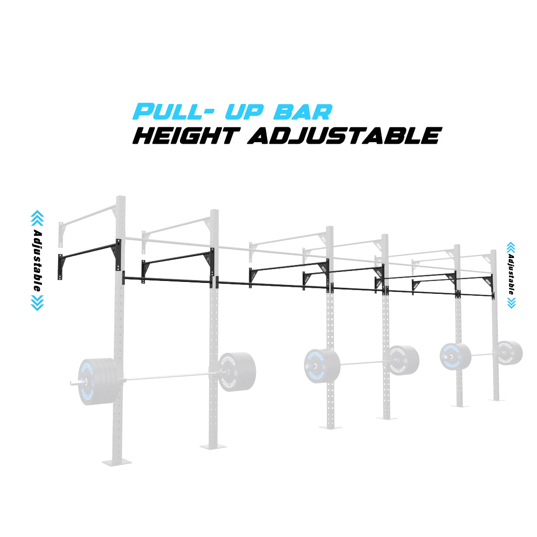 24' Wall-Mount Builder® Rig: Single Bars