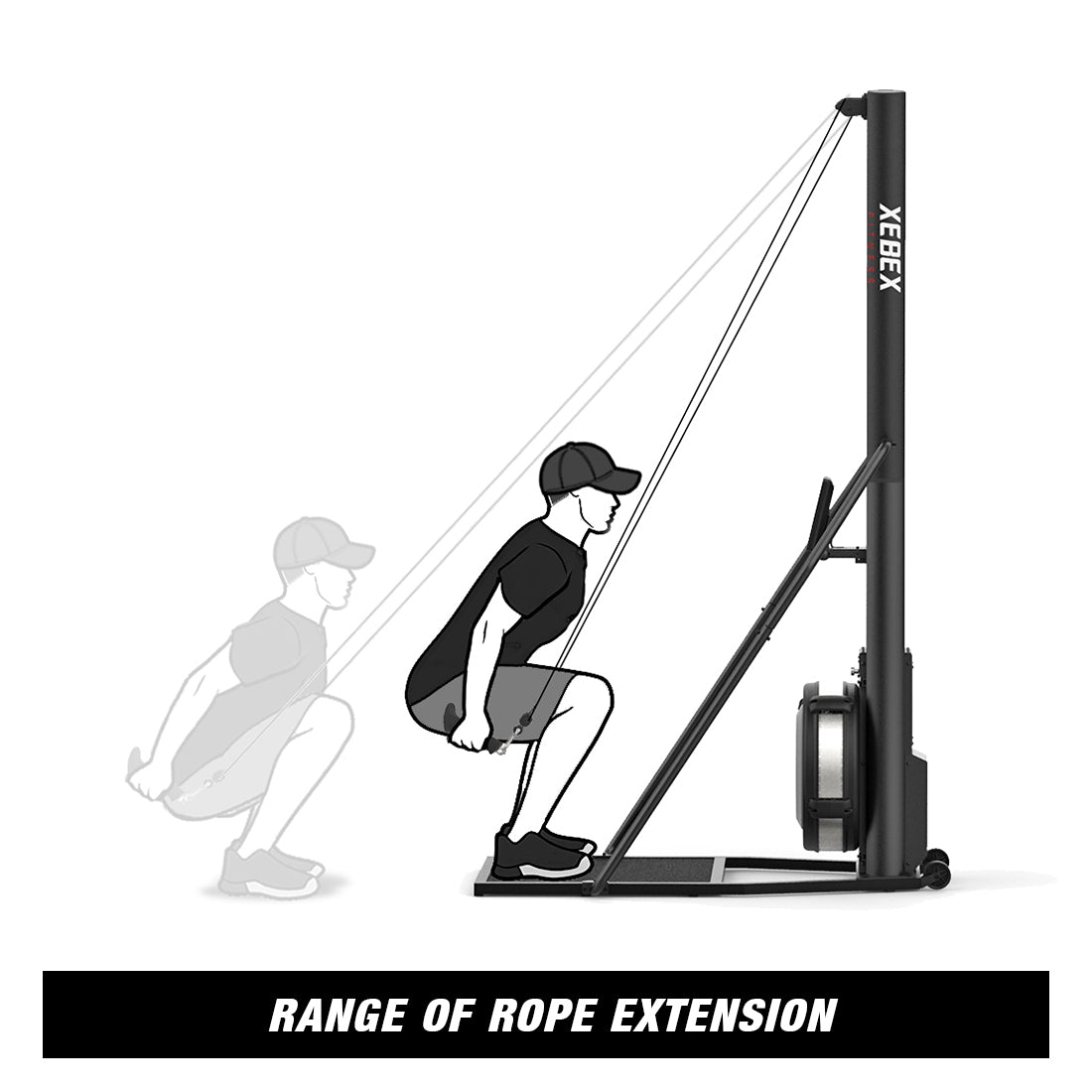 Xebex Fitness Air Ski Trainer Eco