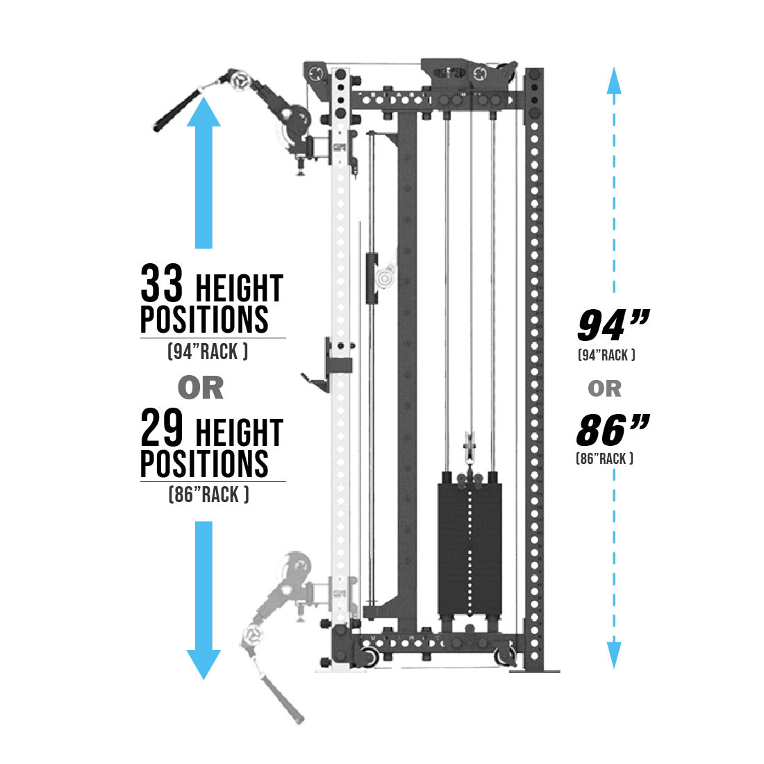 RX3 Tornado Compact Smith Machine Rack