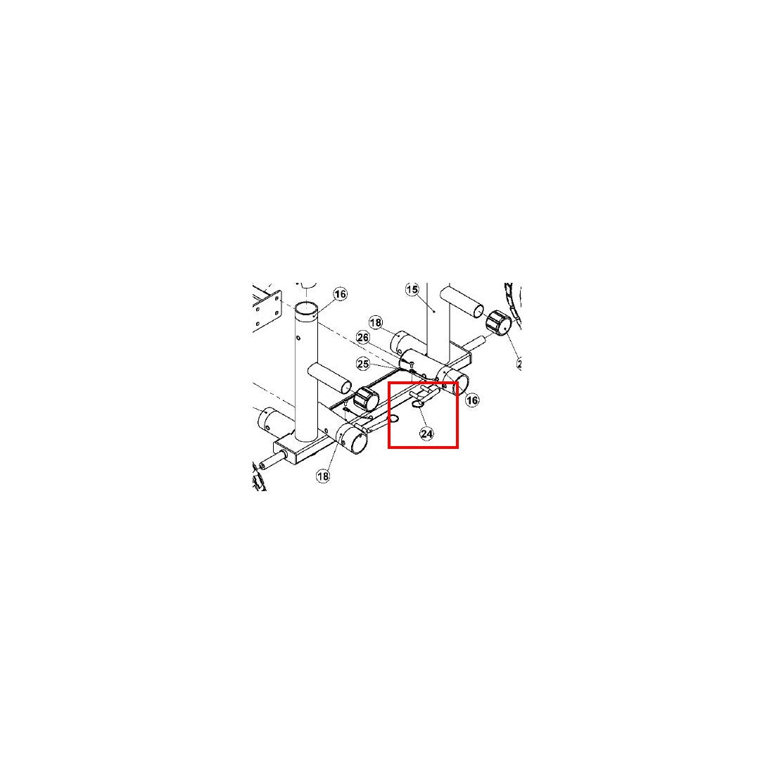 SLD-XT3-PT-24: Ring-Pull Pin for XT3 Sled