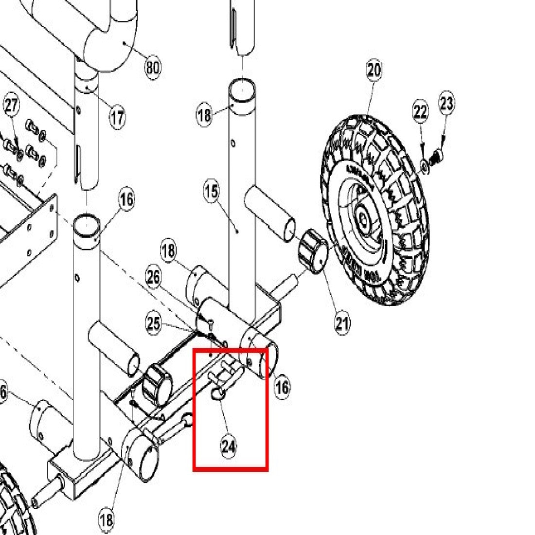 SLD-XT3-PT-24: Ring-Pull Pin for XT3 Sled