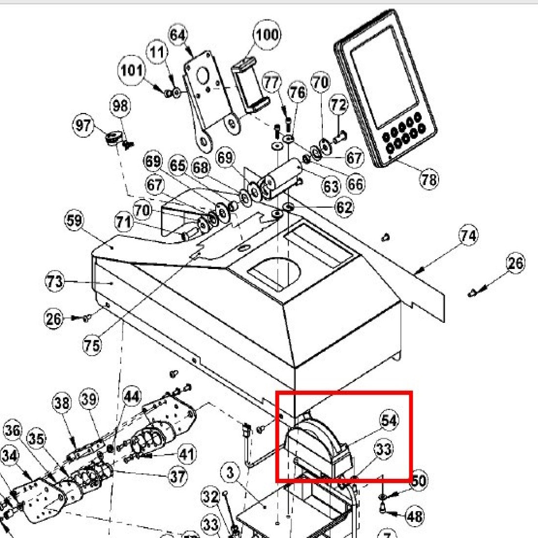 SLD-XT3-PT-54: AirPlus Lever for XT3 Sled