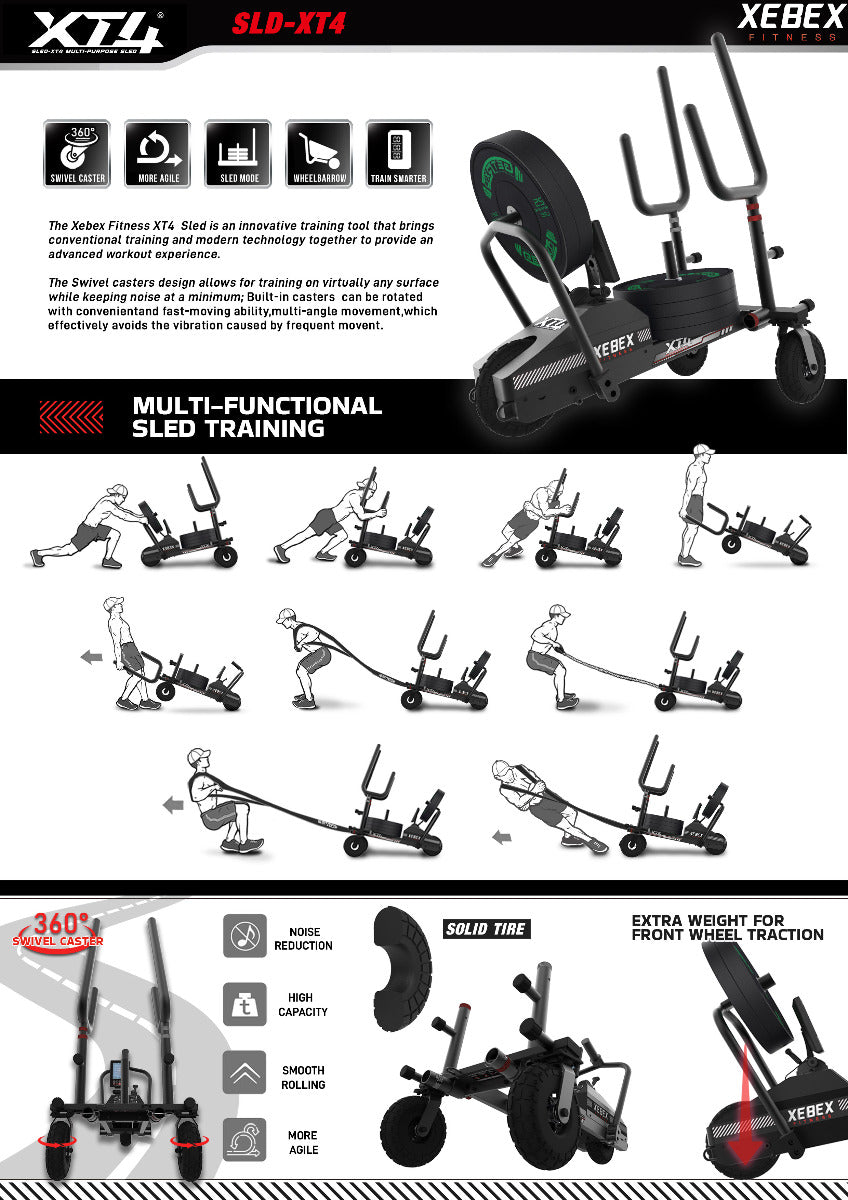 Xebex Fitness XT4 Sled