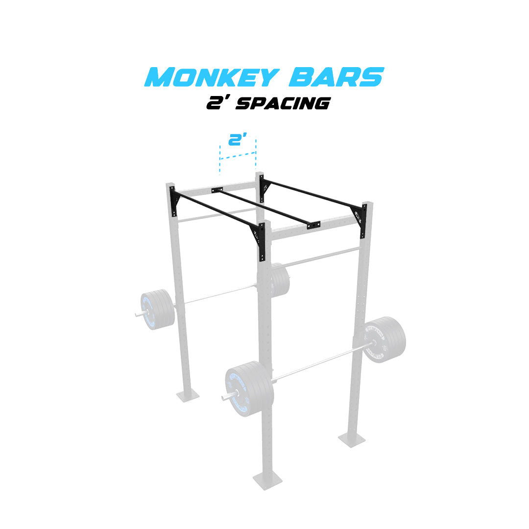 4' Freestanding Builder® Pull Up Rig 2' Spacing