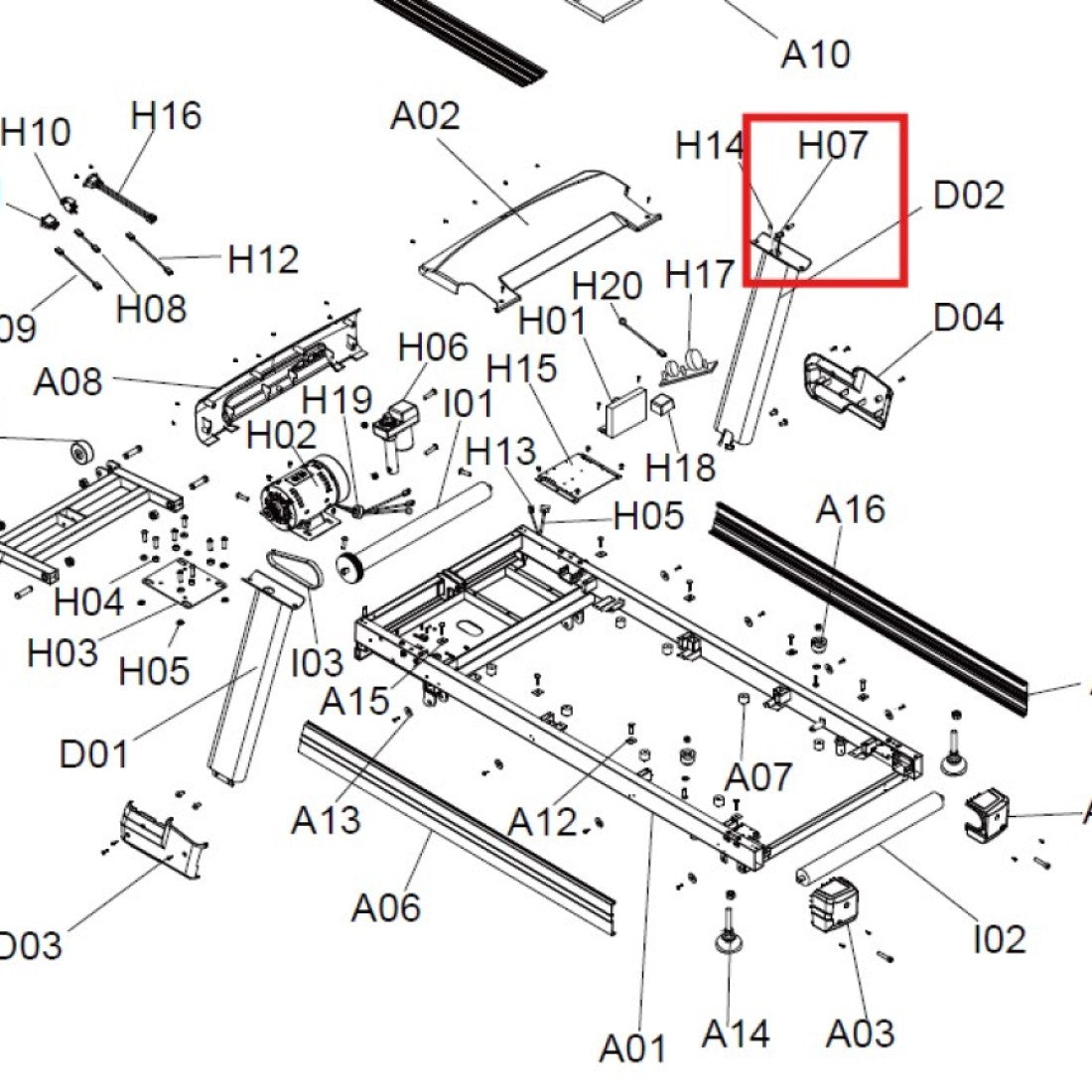 ST-6000-PT-H07: Middle console Cable