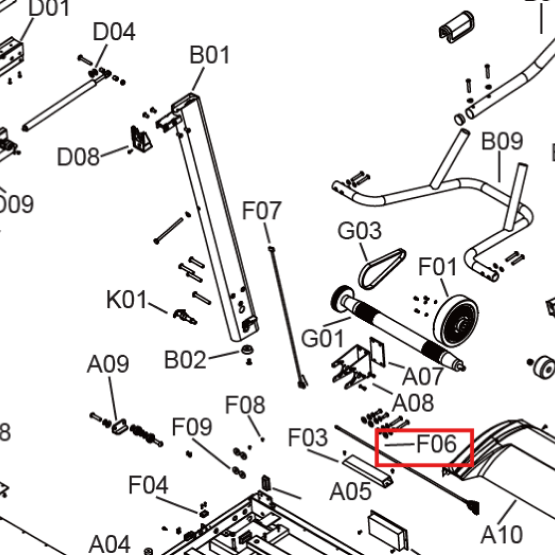 STL-5000-PT-F06: Lower console cable