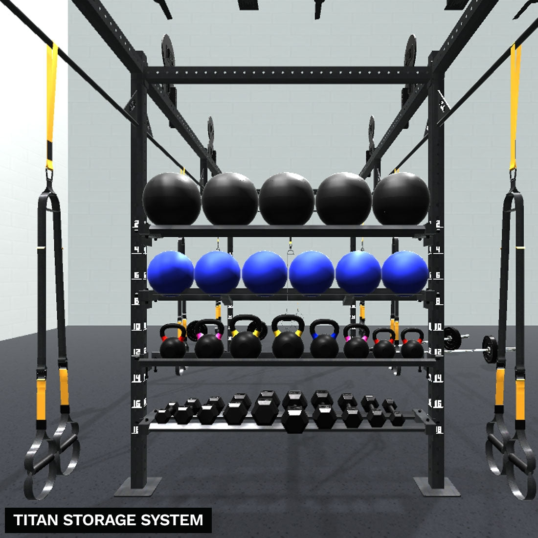 Optional 6' Titan Storage System Shelf Set