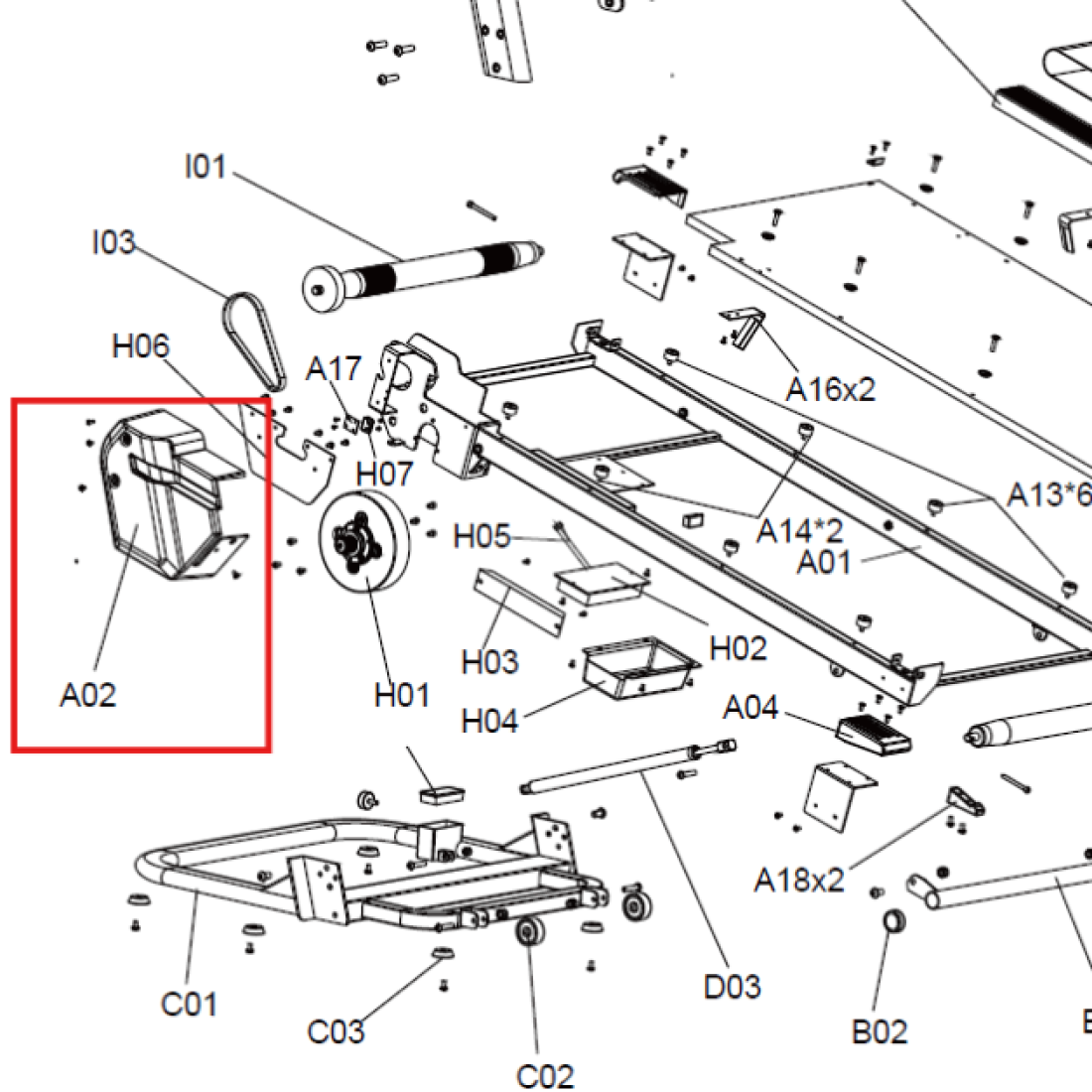 TKR-4000-PT-A02: Flywheel Cover