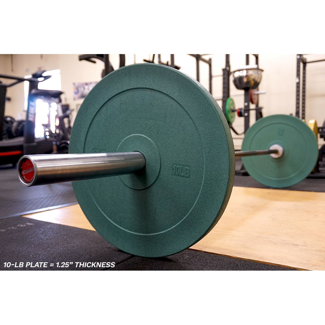 10 lb. Plate Measures 1.25" in Thickness