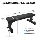detachable flat bench