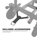 Xebex Fitness XT4 Sled V-Strap included with purchase which can be attached to front or rear side of sled