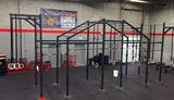 Extends outward and away from the Rig, which keeps the center space of your Rig open, saving a pullup space as well 