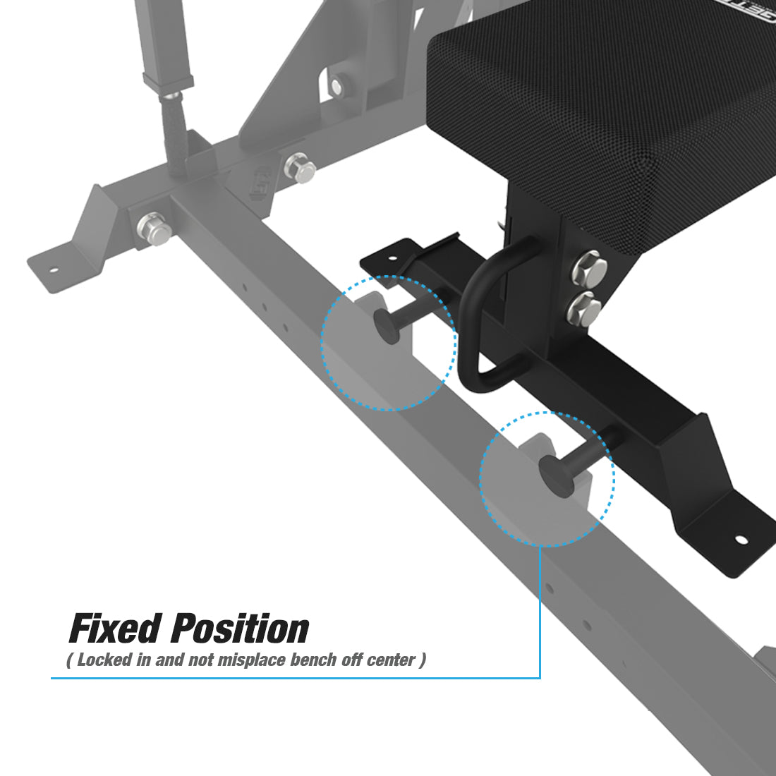Flat Bench locks into position