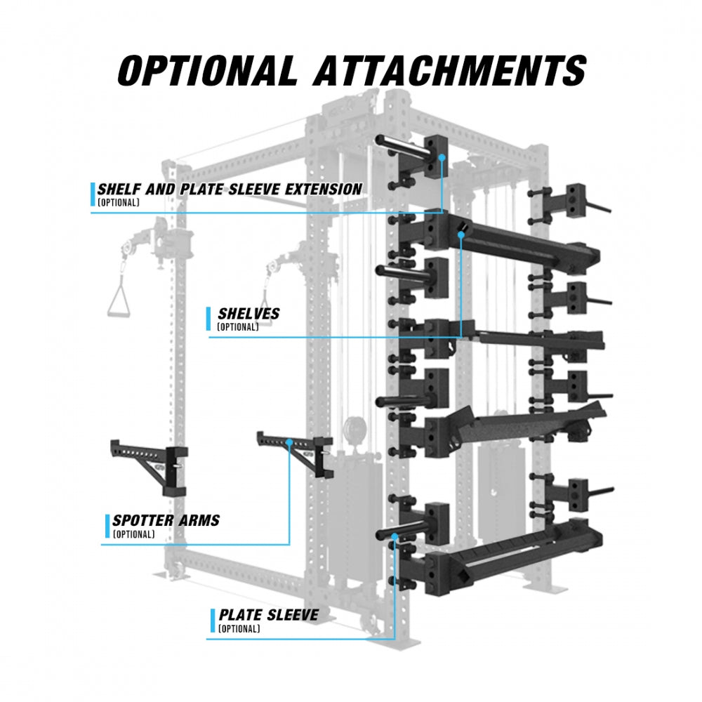 RX3 Tornado 6-Post Smith Machine Rack