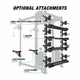 RX3 Tornado 6-Post Smith Machine Rack