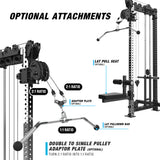optional lat pull attachments