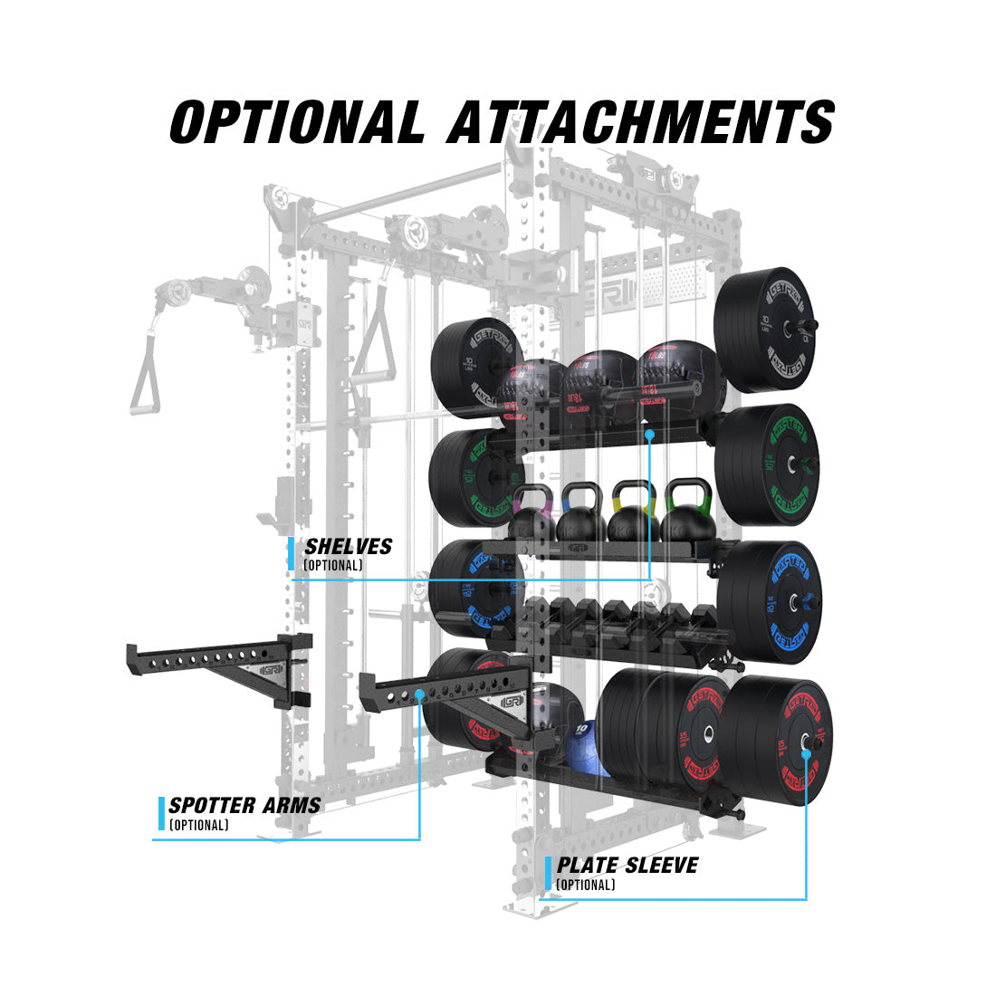 RX3 Tornado Smith Machine Plate Loaded Rack