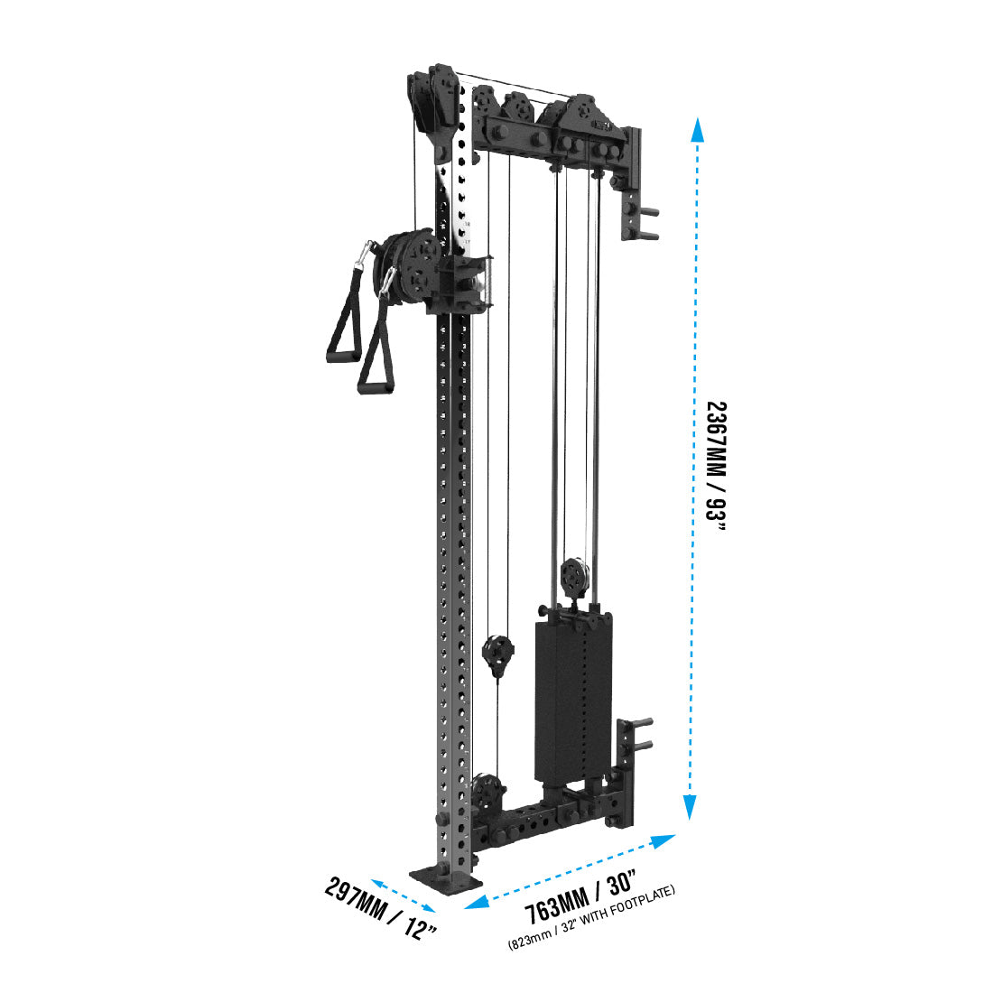 RX3 3000 Wall-Mounted Cable Tower