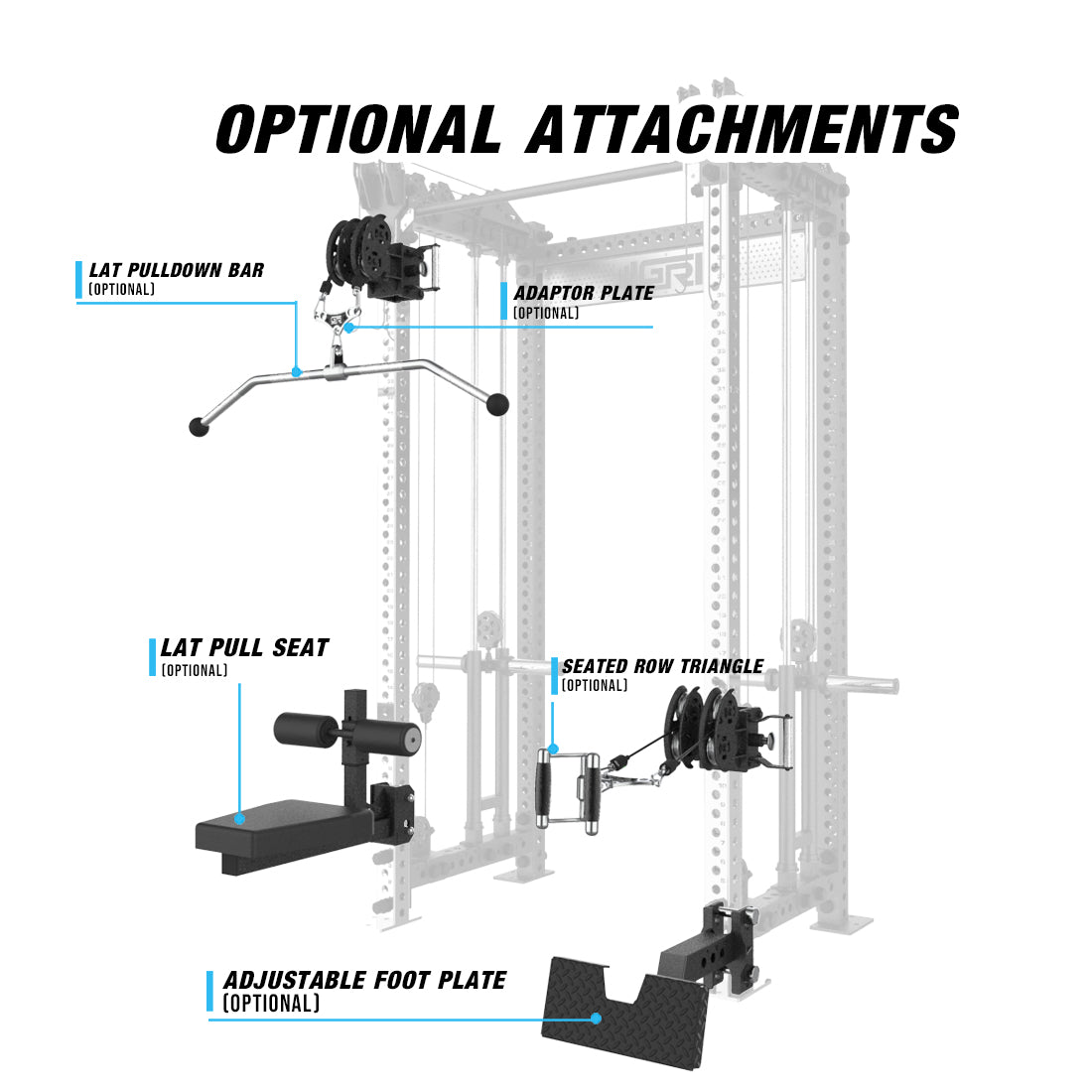optional attachments