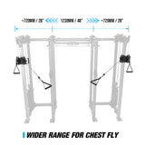 wider range for chest fly