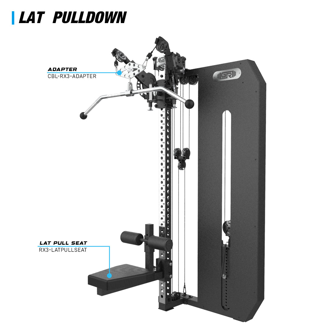 opptional accessories - lat pulldown