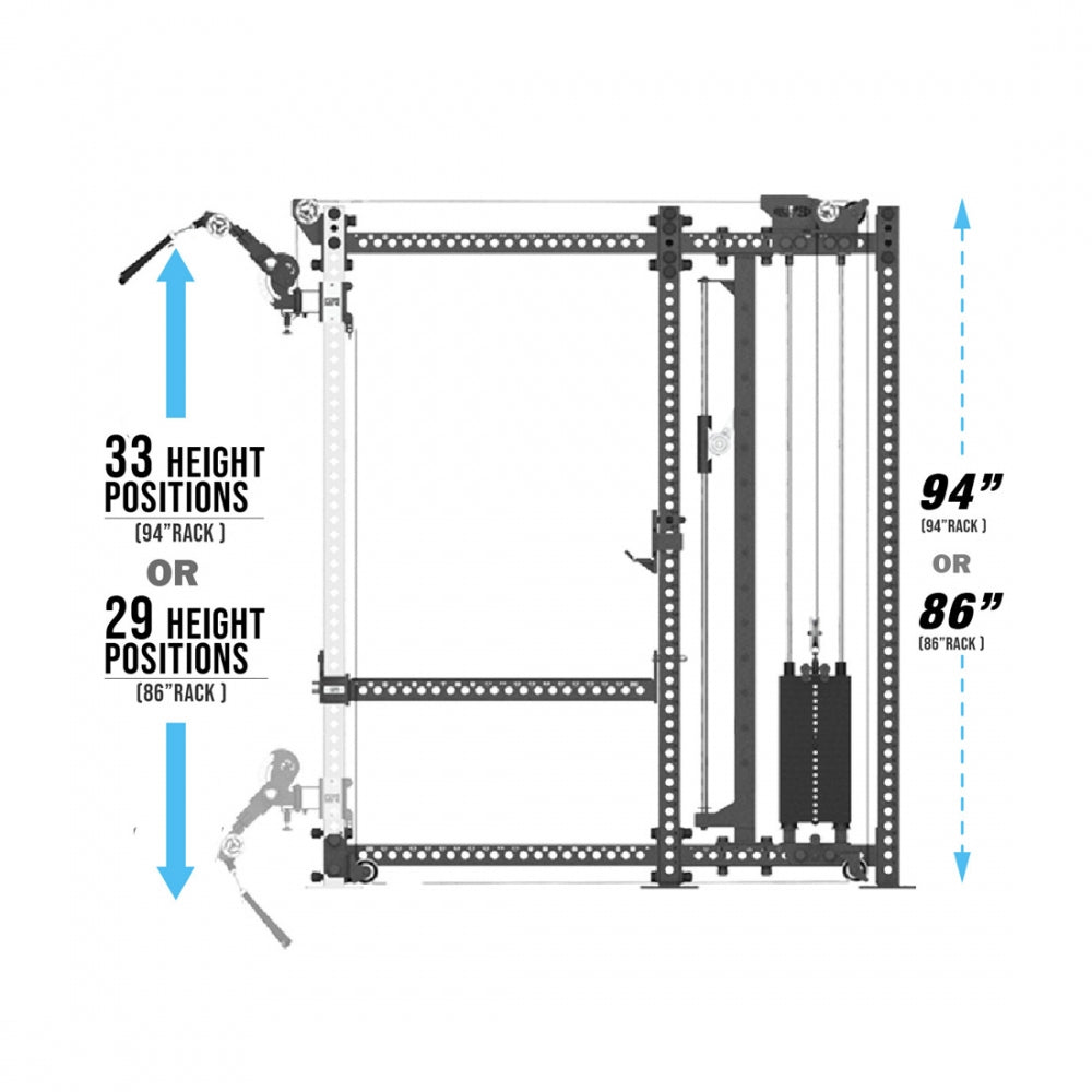 RX3 Tornado 6-Post Smith Machine Rack