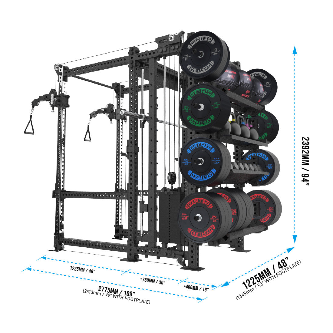 RX3 Tornado 6-Post Smith Machine Rack