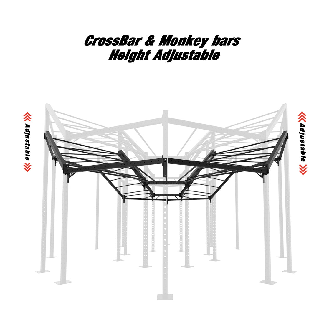 Circular rigs - advance Corssbar and Monkey barheight adjustable