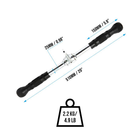 2000 20" Straight Bar Rotating Handle
