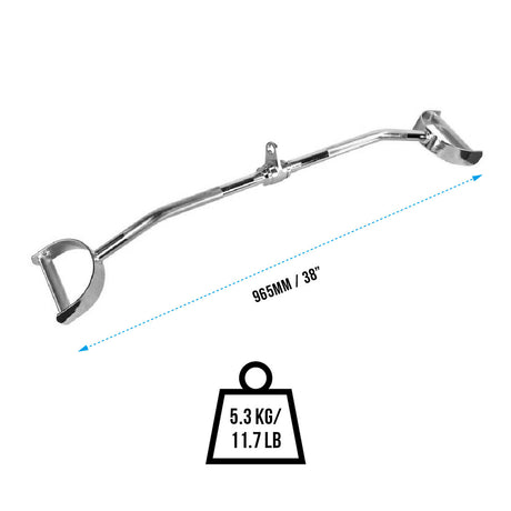 1000 38" Neutral Grip Lat Pulldown Rotating Handle