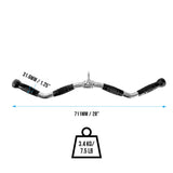 2000 28" Curl Bar Rotating Handle