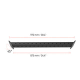 Dimension for Builder Inner Angled CrossBar for 4' or 6' width