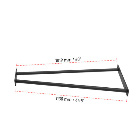 Dimension for Builder Angled Double Monkey Bar for 4' Width