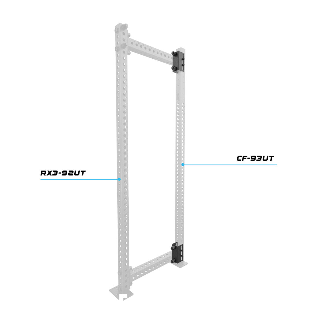 RX3 Upright to Builder Upright Adapter Set