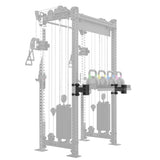Shelf and Plate Sleeve Extension (Set) attached with kettlebell/dumbbell shelf
