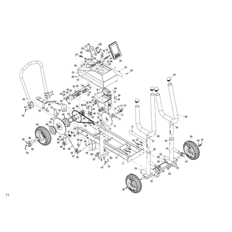 Xebex XT3 Sled  Parts